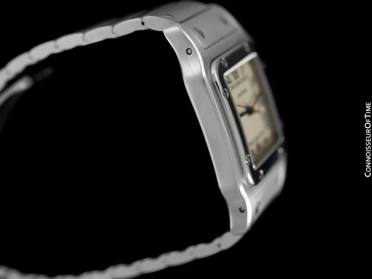 Cartier Santos Galbee Mens Watch with Date - Stainless Steel