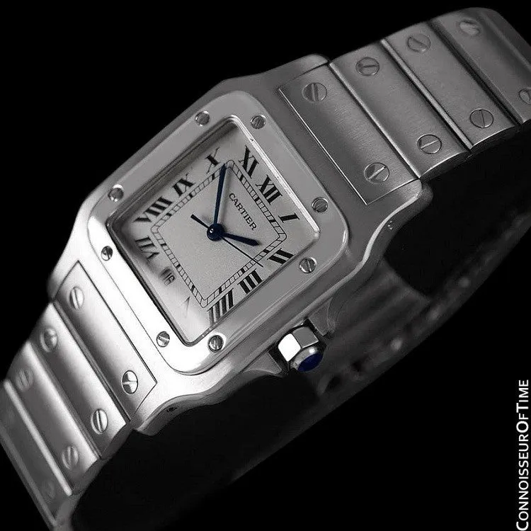 Cartier Santos Galbee Mens Watch with Quick-Setting Date - Stainless Steel