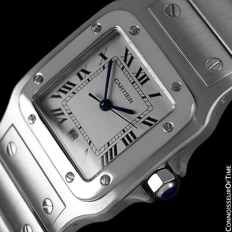 Cartier Santos Galbee Mens Watch with Quick-Setting Date - Stainless Steel