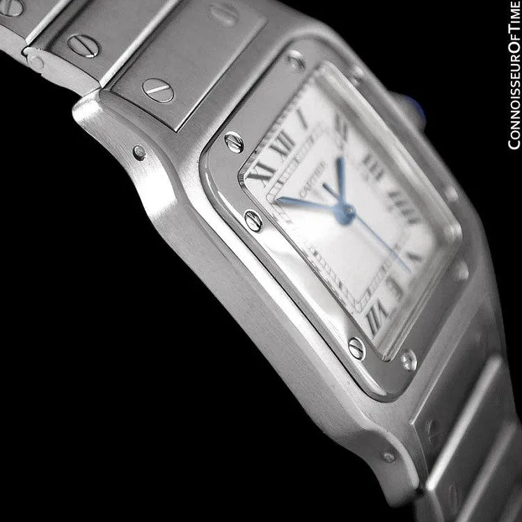 Cartier Santos Galbee Mens Watch with Quick-Setting Date - Stainless Steel