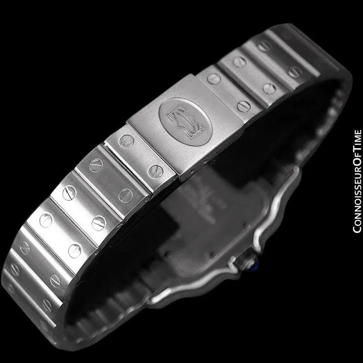 Cartier Santos Galbee Mens Watch with Quick-Setting Date - Stainless Steel