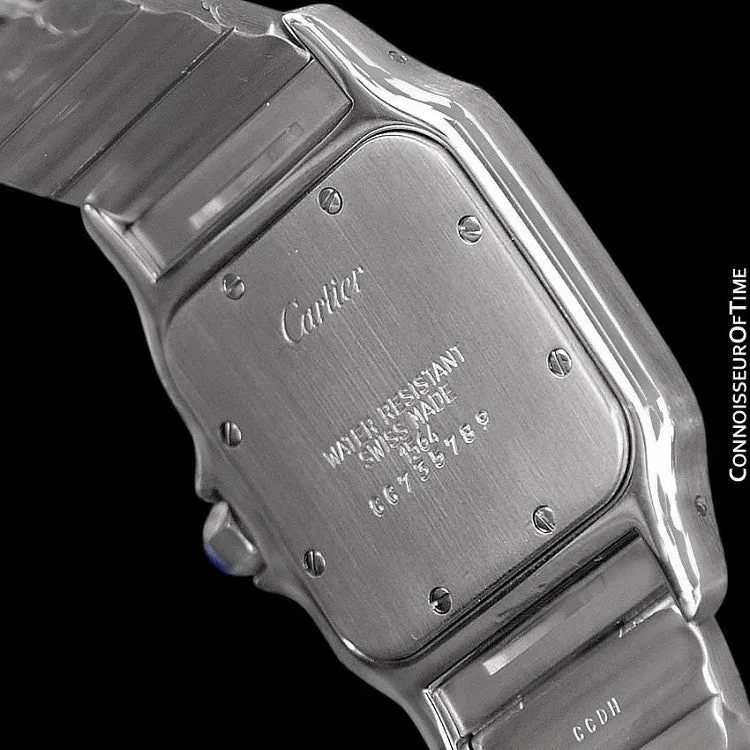 Cartier Santos Galbee Mens Watch with Quick-Setting Date - Stainless Steel