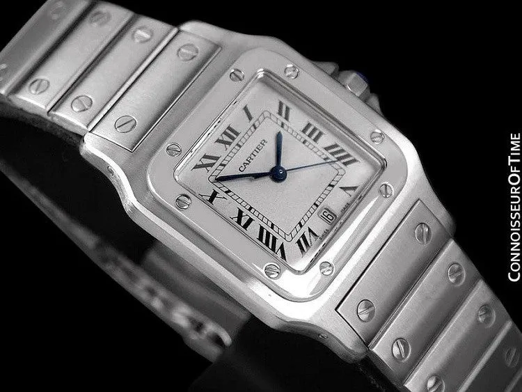 Cartier Santos Galbee Mens Watch with Quick-Setting Date - Stainless Steel