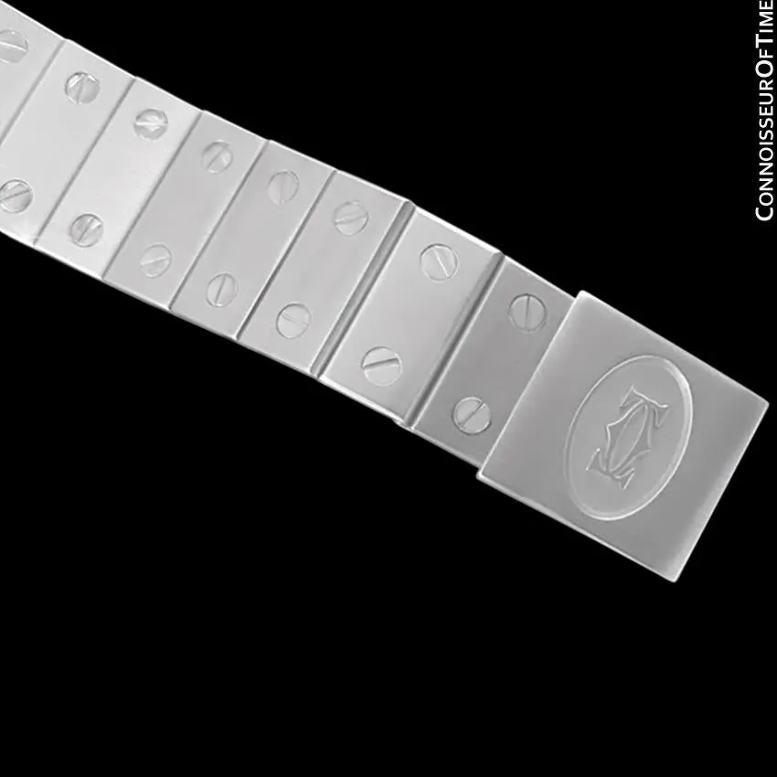 Cartier Santos Octagon Mens Midsize Watch, Automatic - Stainless Steel & Diamonds