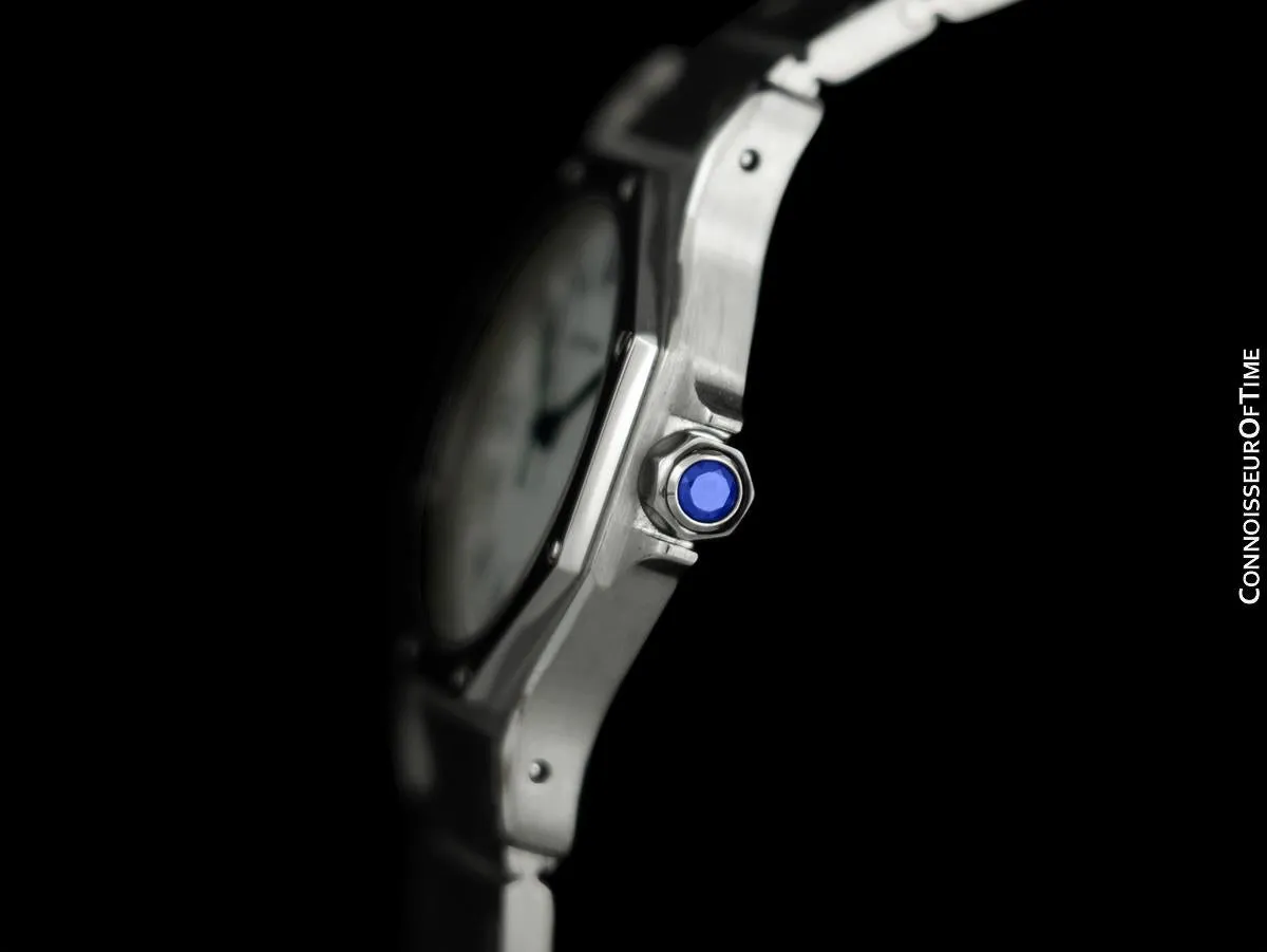 Cartier Santos Octagon Mens Unisex Watch, Automatic - Stainless Steel