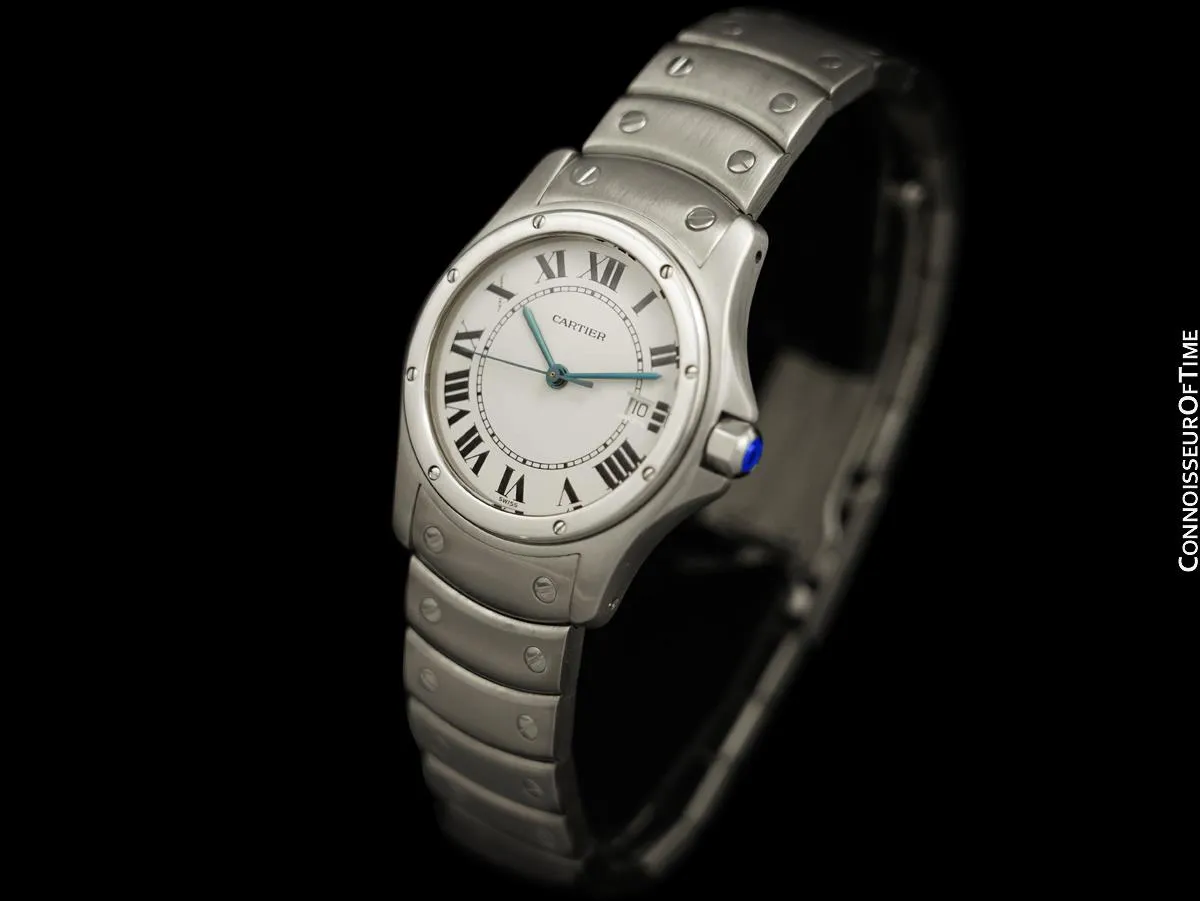 Cartier Santos Ronde Unisex Stainless Steel Bracelet Watch - W20027K1