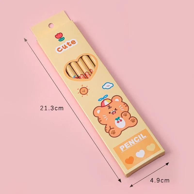 Cartoon Theme HB Pencils (6pcs)