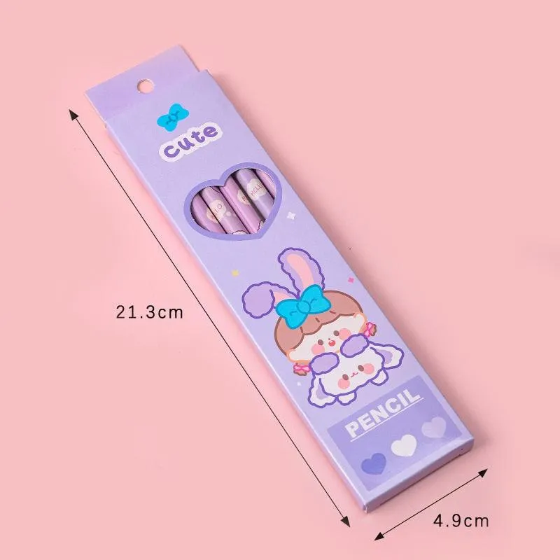 Cartoon Theme HB Pencils (6pcs)