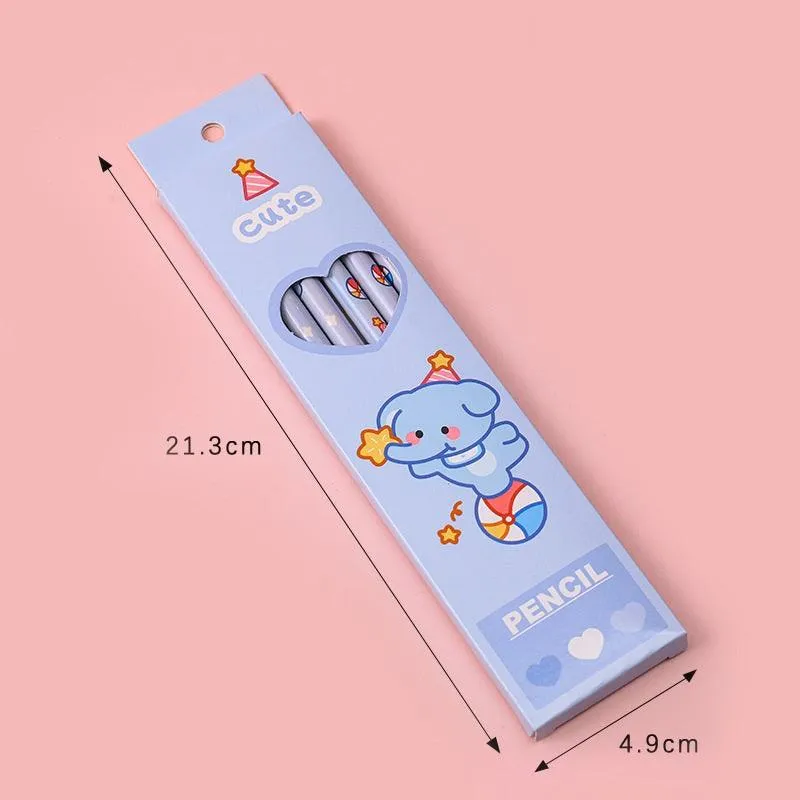 Cartoon Theme HB Pencils (6pcs)