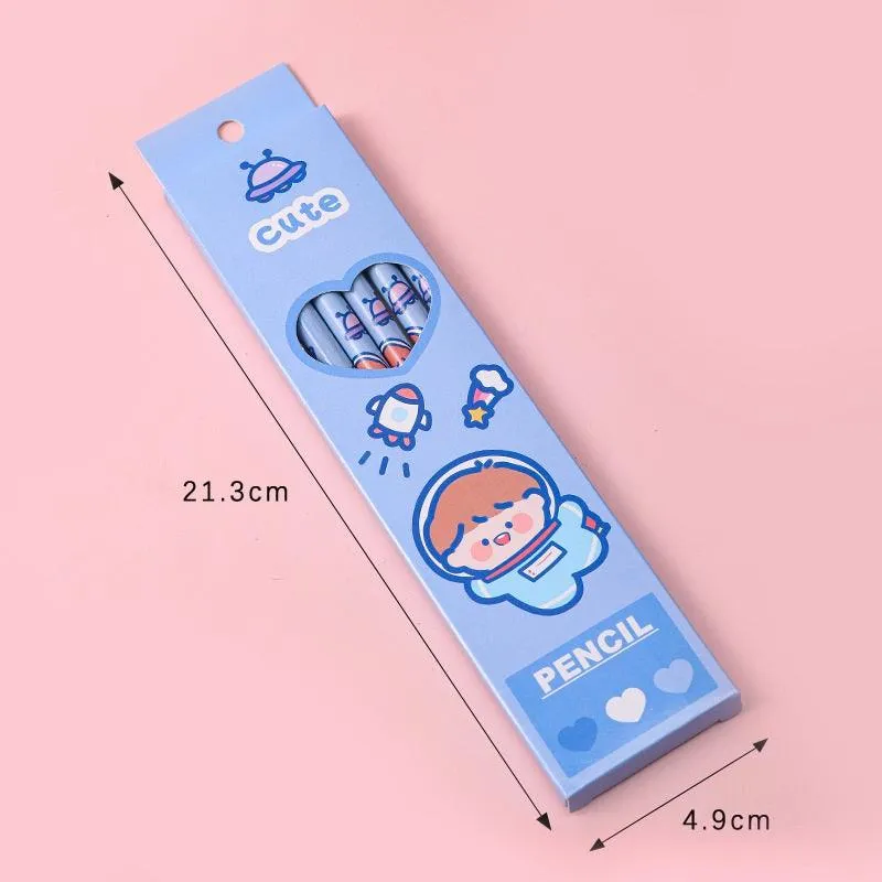 Cartoon Theme HB Pencils (6pcs)