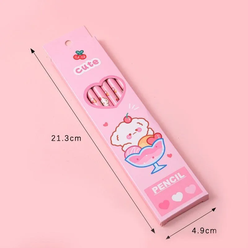 Cartoon Theme HB Pencils (6pcs)
