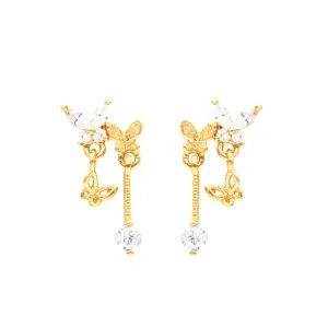 Cascading Butterfly Earrings