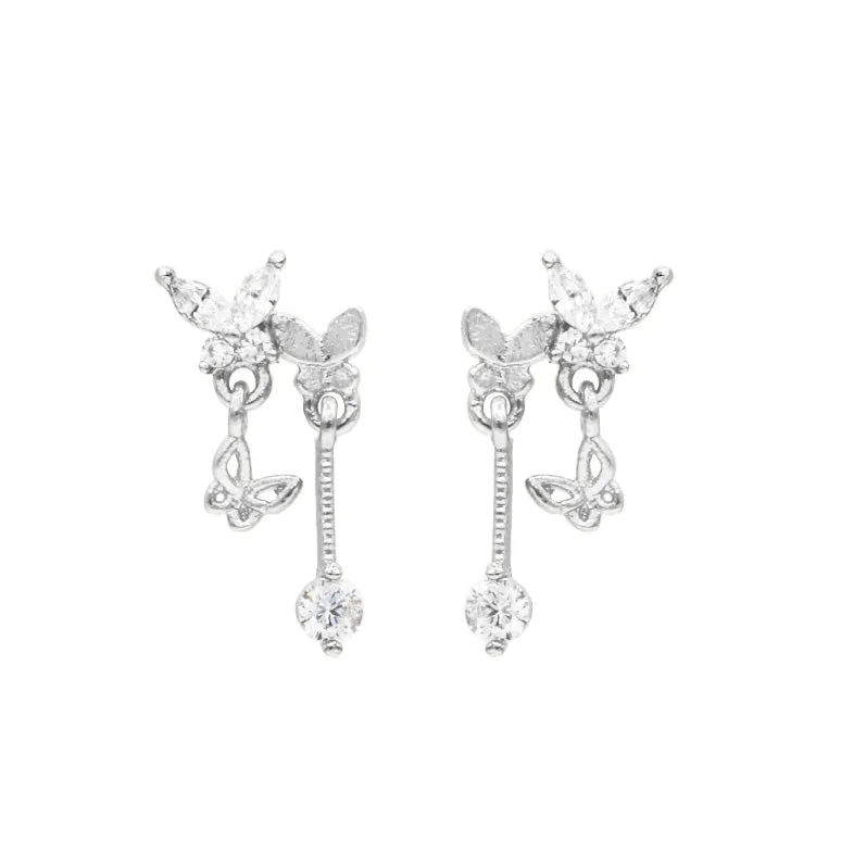 Cascading Butterfly Earrings