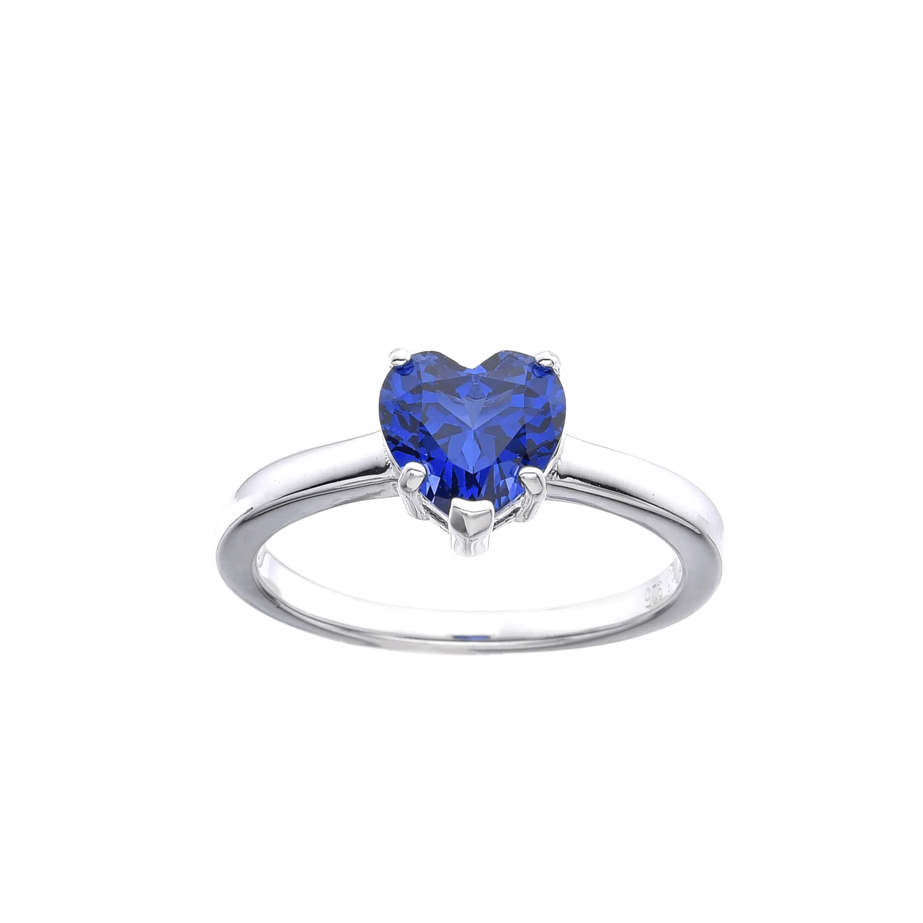 Ceylon Sapphire Heart Shaped Ring