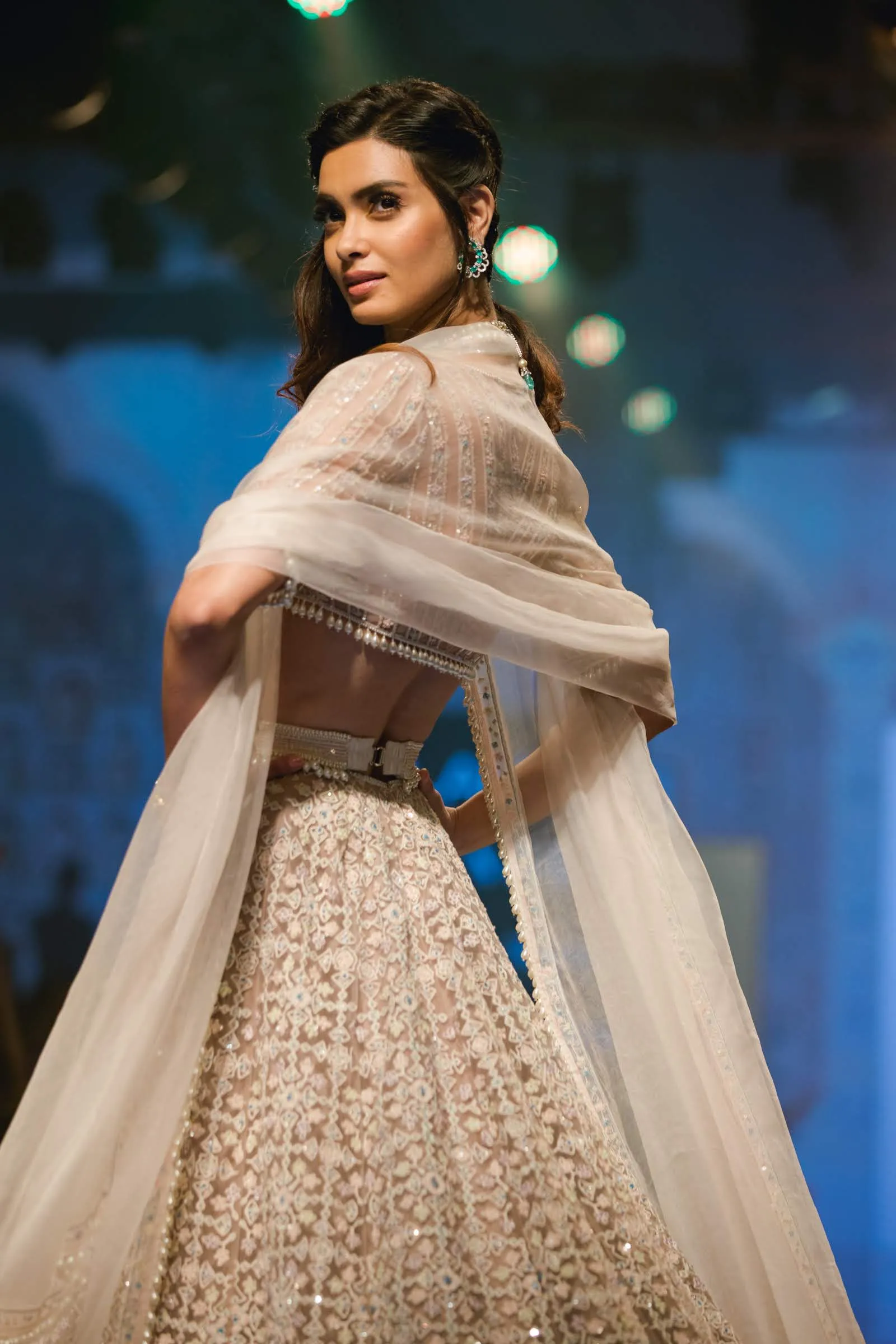 Champagne & Ivory Lehenga Set