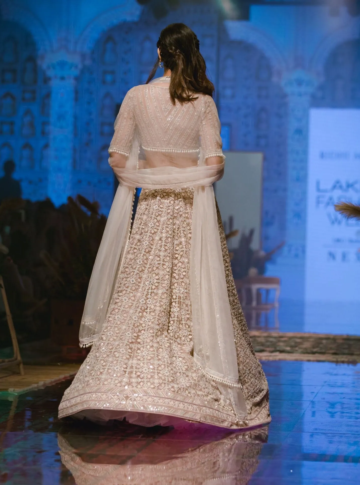 Champagne & Ivory Lehenga Set