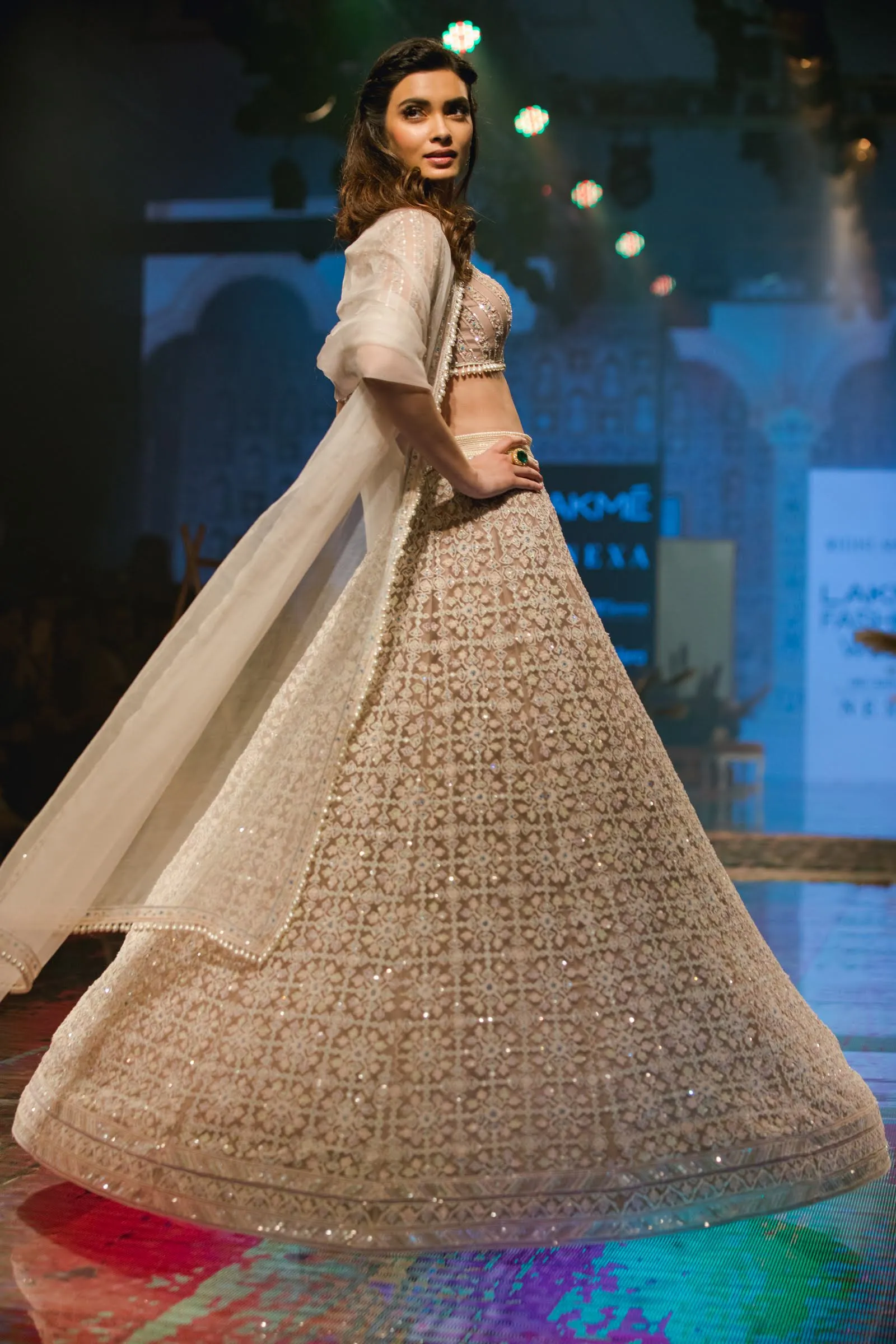 Champagne & Ivory Lehenga Set