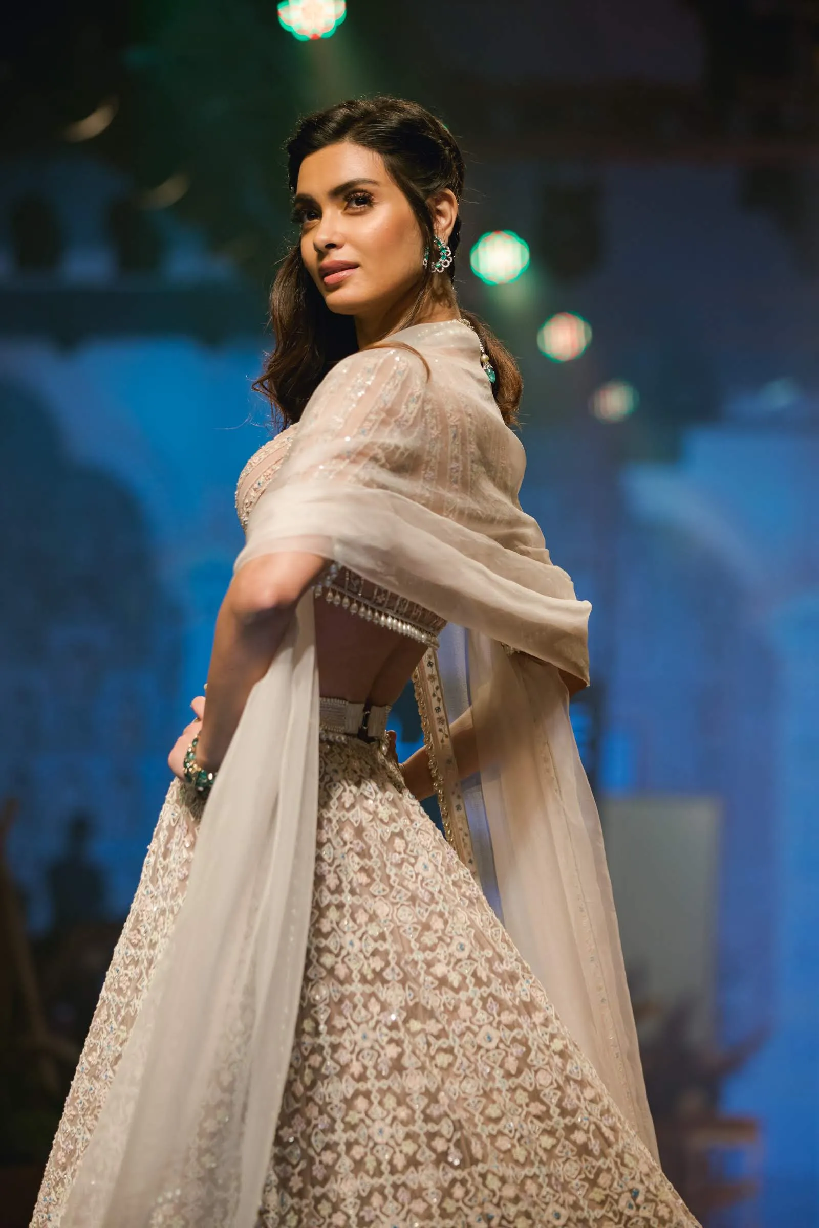 Champagne & Ivory Lehenga Set