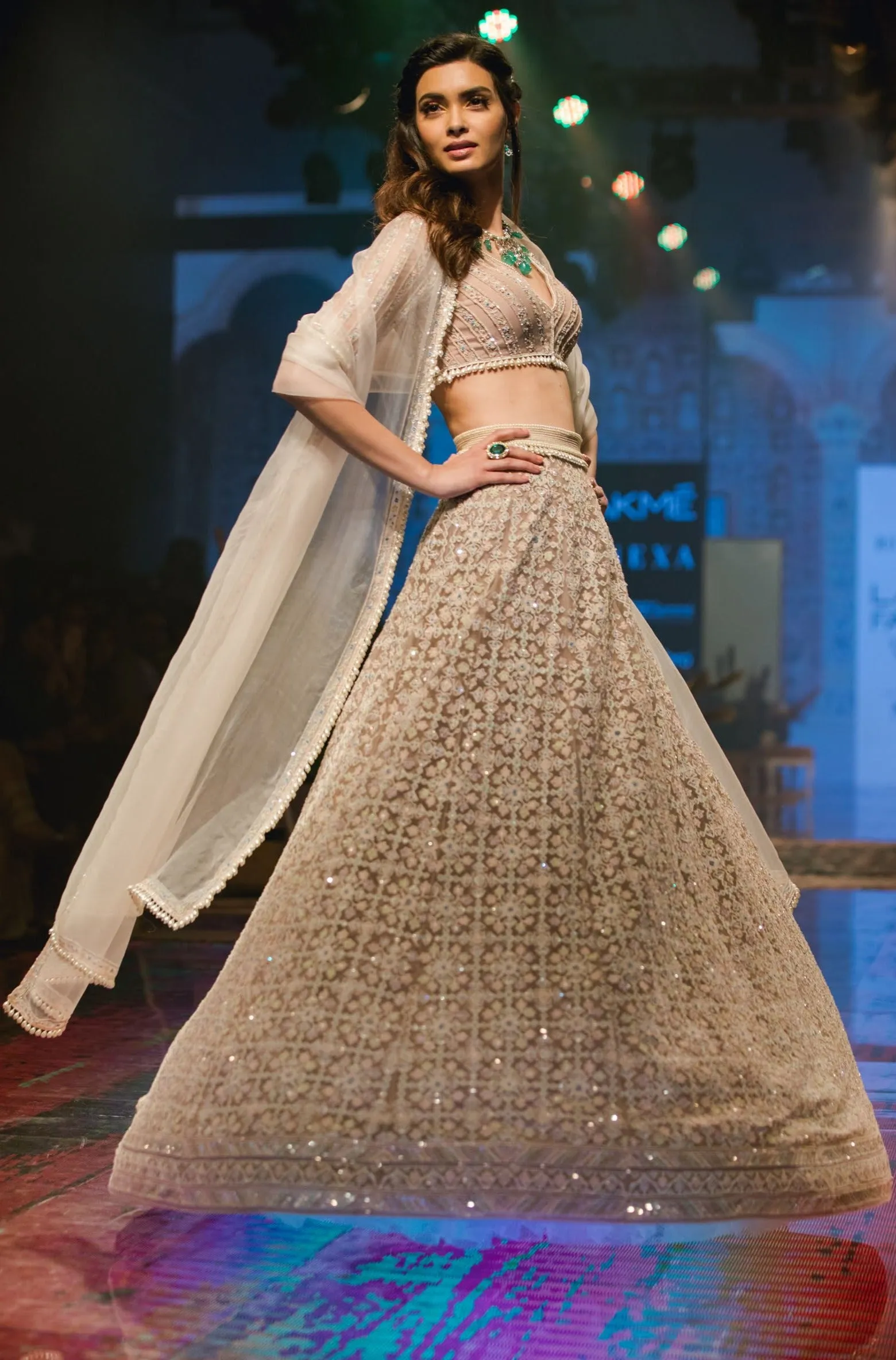 Champagne & Ivory Lehenga Set