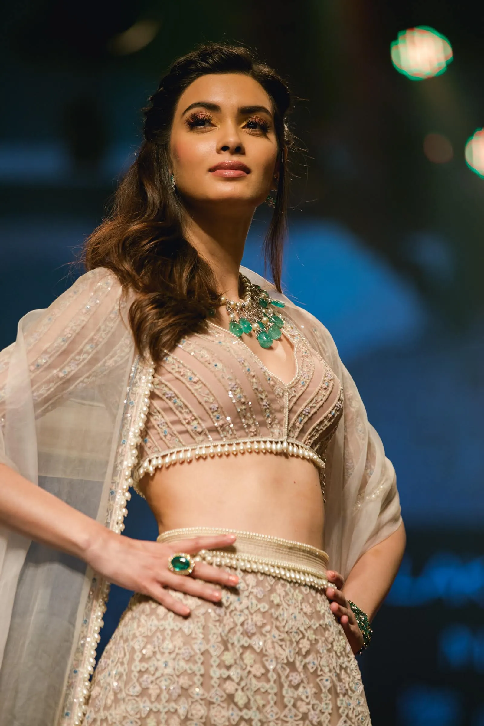 Champagne & Ivory Lehenga Set
