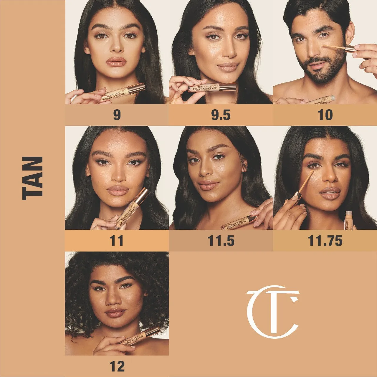 Charlotte Tilbury | Beautiful Skin Medium to Full Coverage Radiant Concealer with Hyaluronic Acid