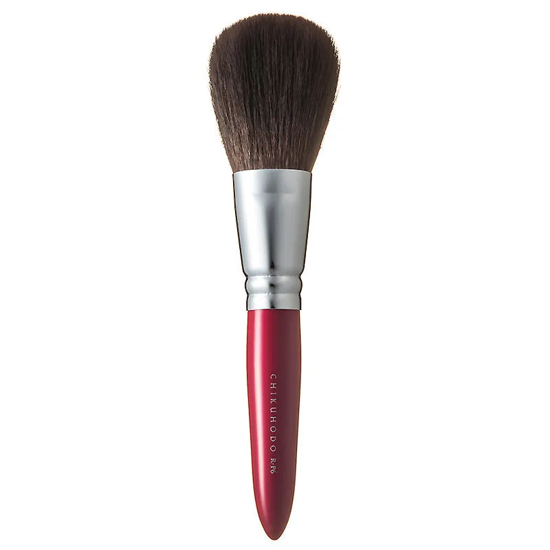 Chikuhodo Powder Brush, Regular Series (R-P6 Black & RR-P6 Red)