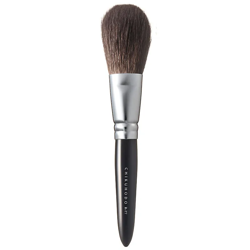 Chikuhodo Powder Brush, Regular Series (R-P6 Black & RR-P6 Red)