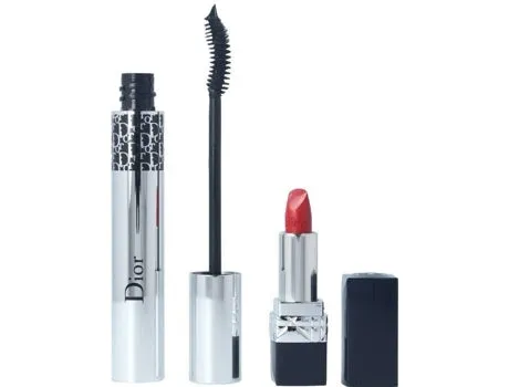 CHRISTIAN DIOR DIORSHOW (W) ICONIC CURL MASCARA 10 ml   MINI ROUGE LIPSTICK 1.5 g