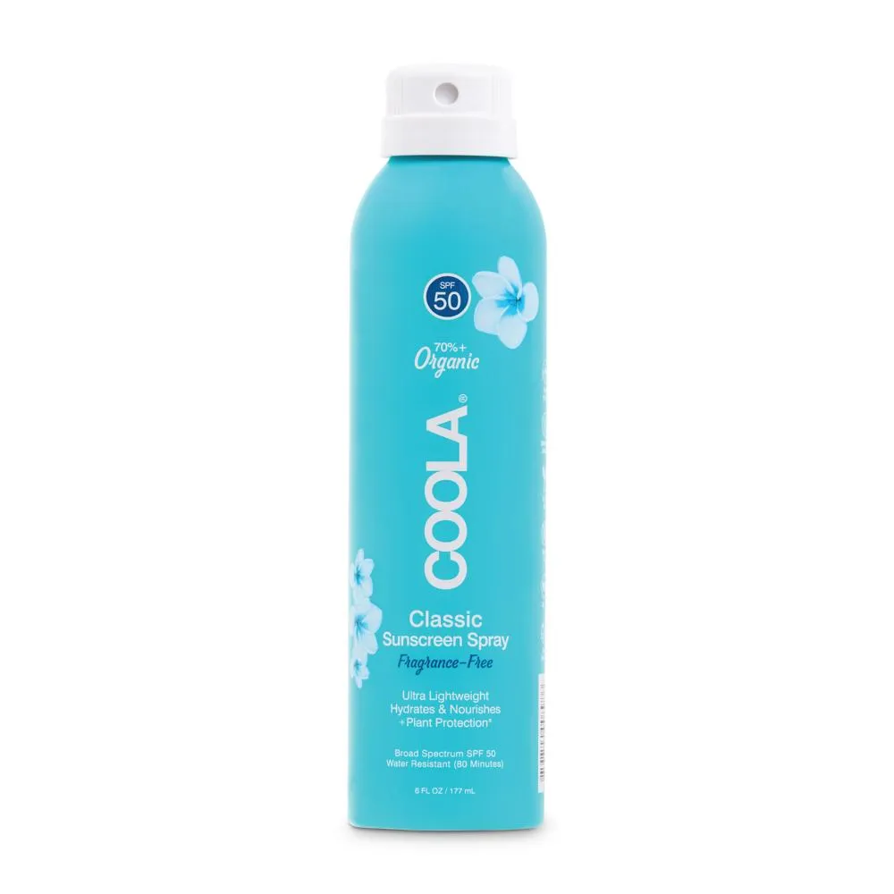 Classic Body Organic Sunscreen Spray SPF 50 Fragrance Free
