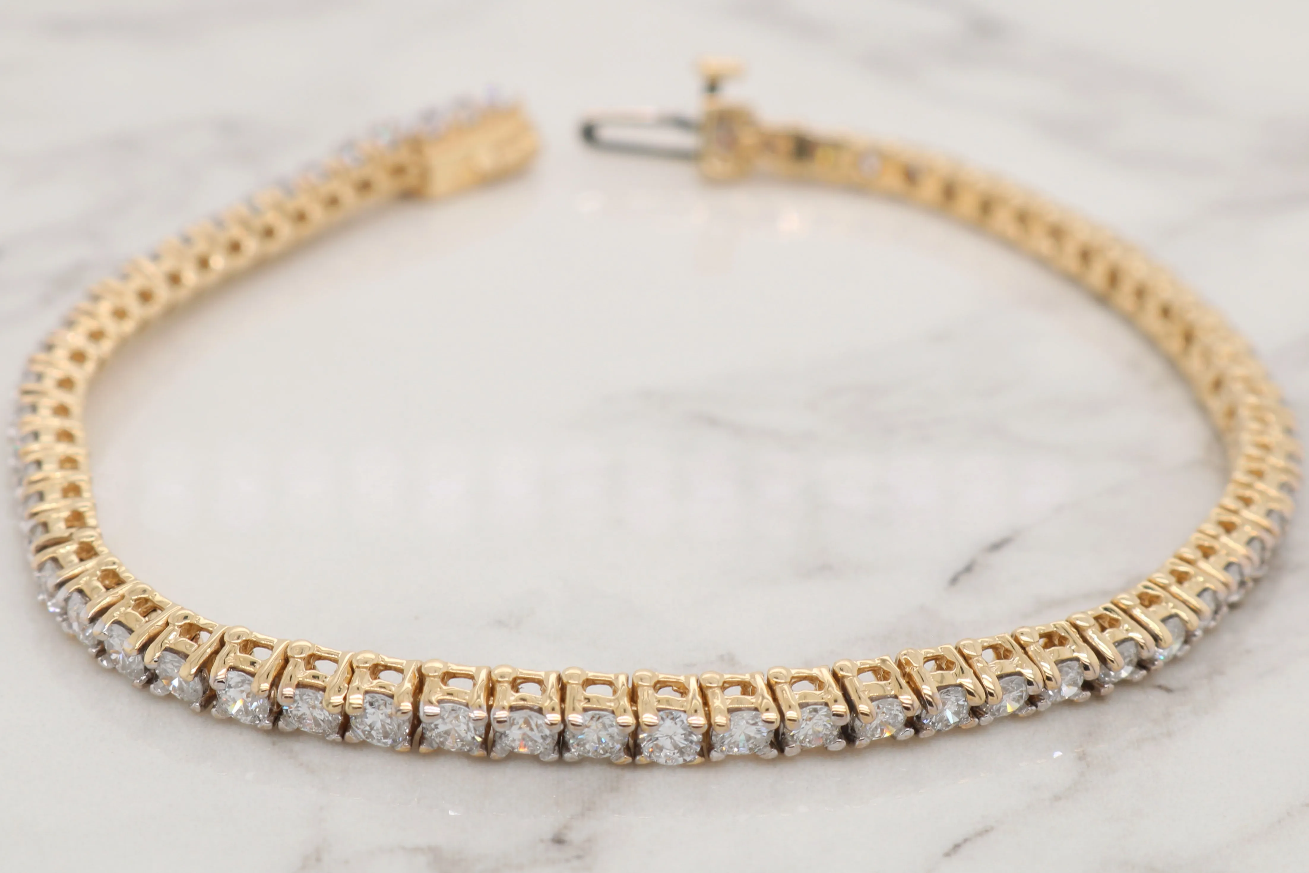 Classic Lab Grown Diamond Tennis Bracelet - 3ct