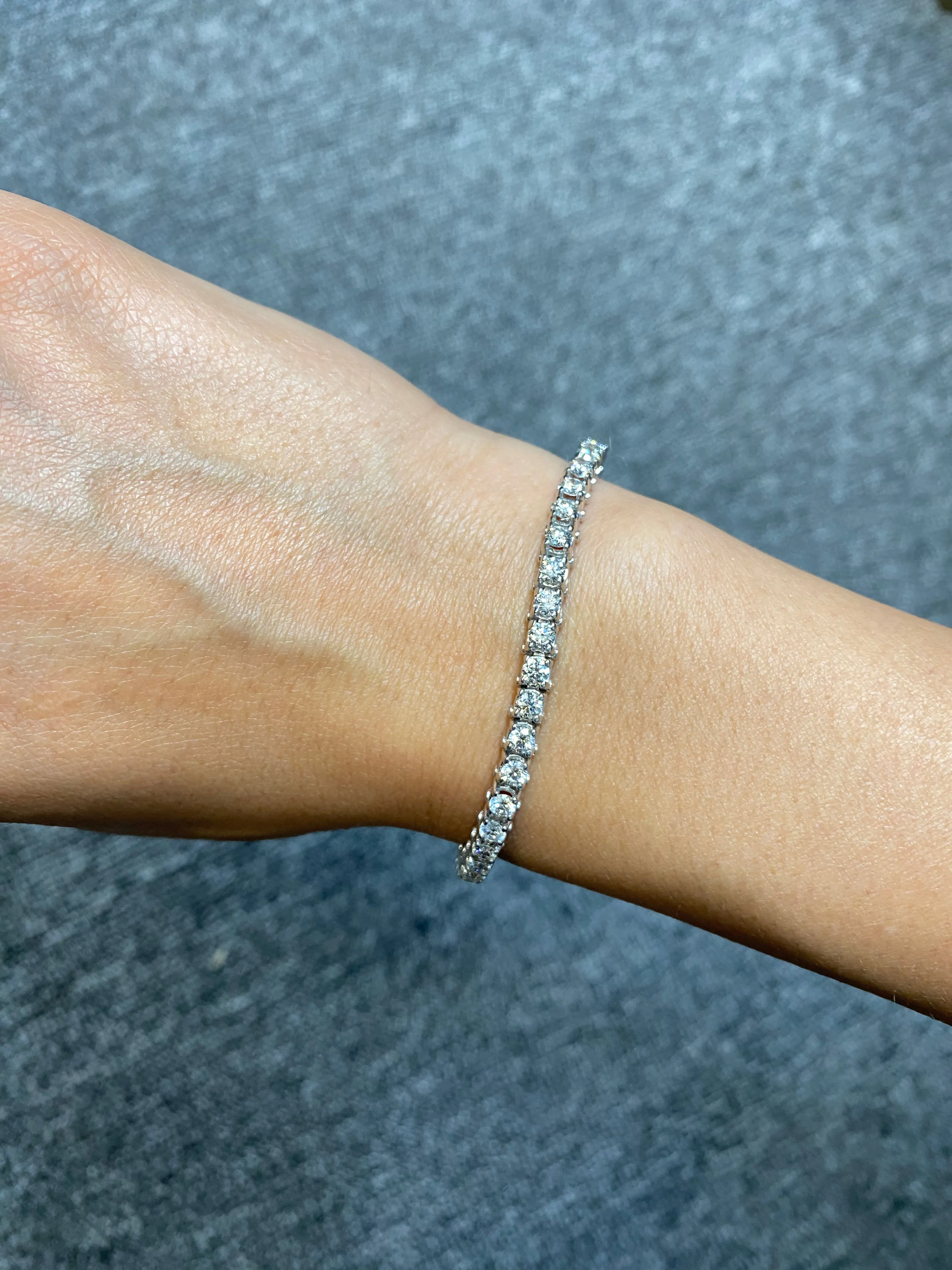 Classic Lab Grown Diamond Tennis Bracelet - 3ct
