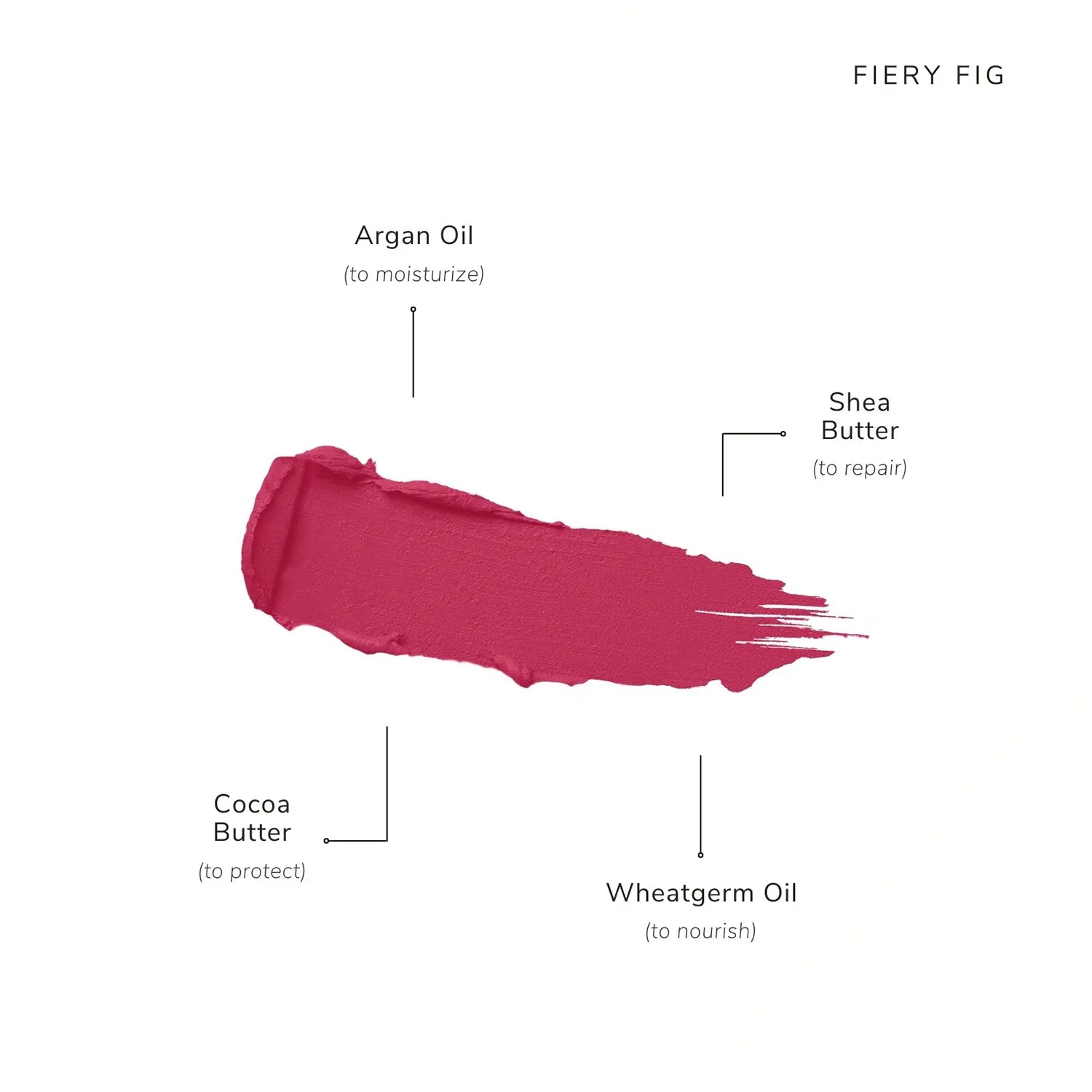 Clean Beauty & Spa New Collection-Mini Creme Lipstick-Fiery Fig-Fashion Edit Asa Beauty