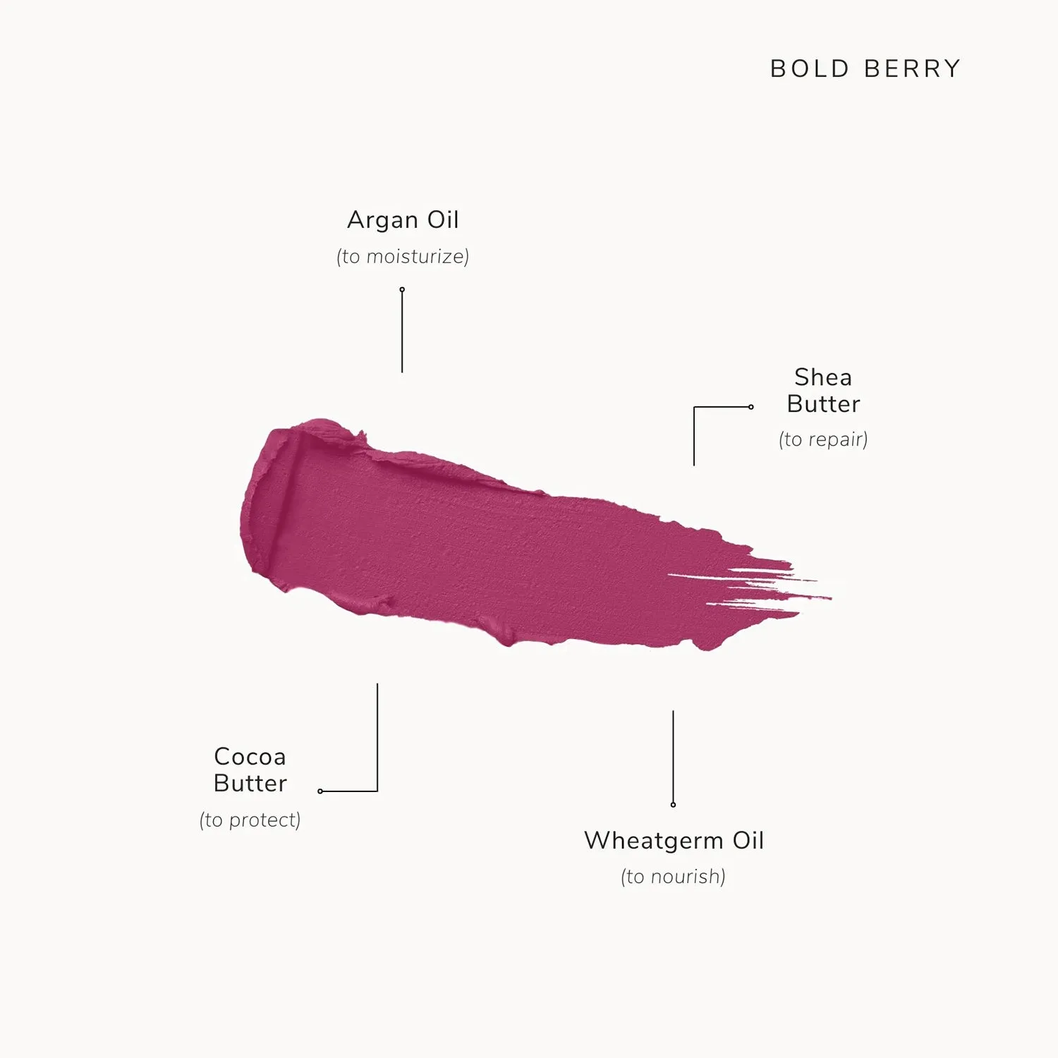 Clean Beauty & Spa New Collection-Mini Hydra-Matte Lipstick-Bold Berry-Fashion Edit Asa Beauty