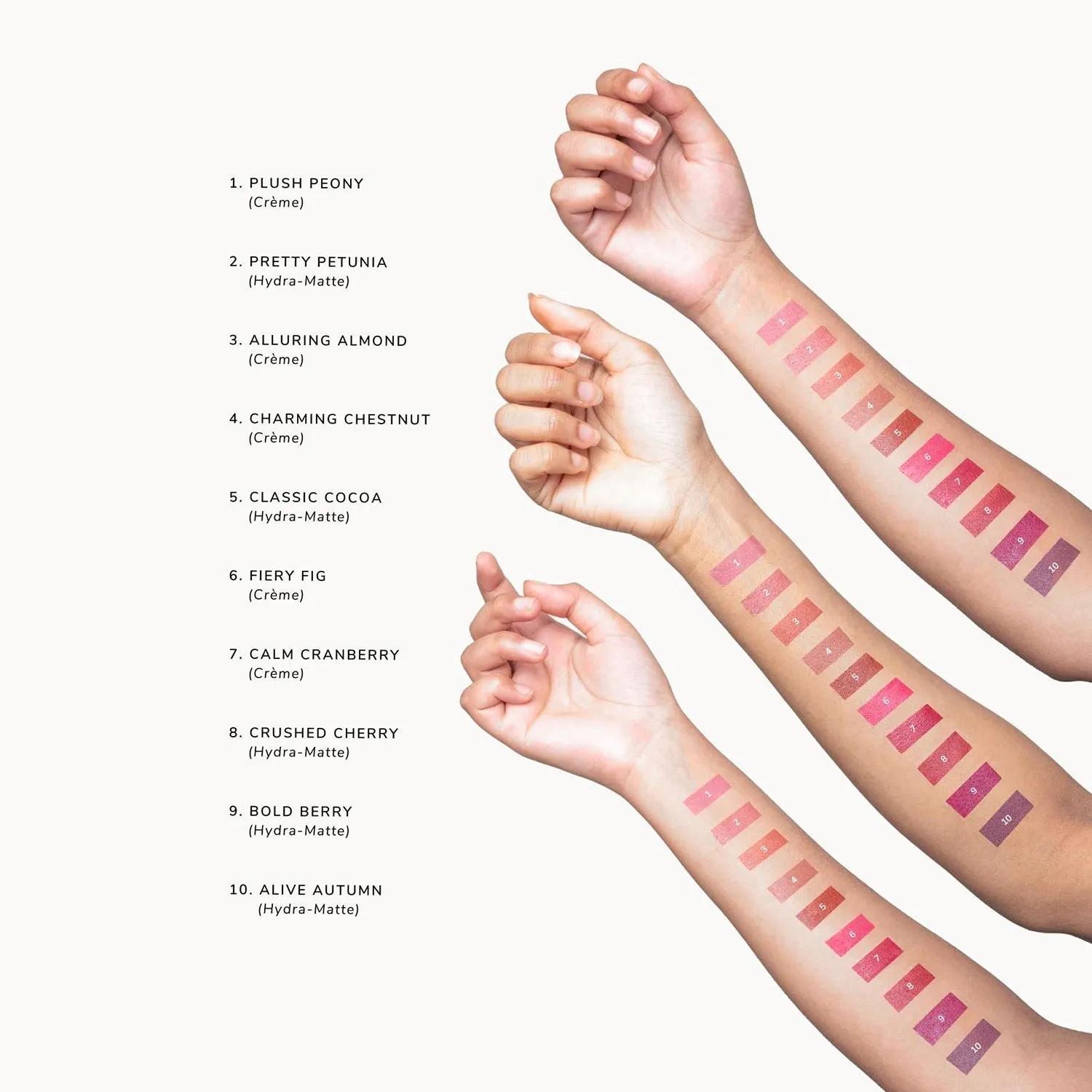 Clean Beauty & Spa New Collection-Mini Hydra-Matte Lipstick-Classic Cocoa-Fashion Edit Asa Beauty