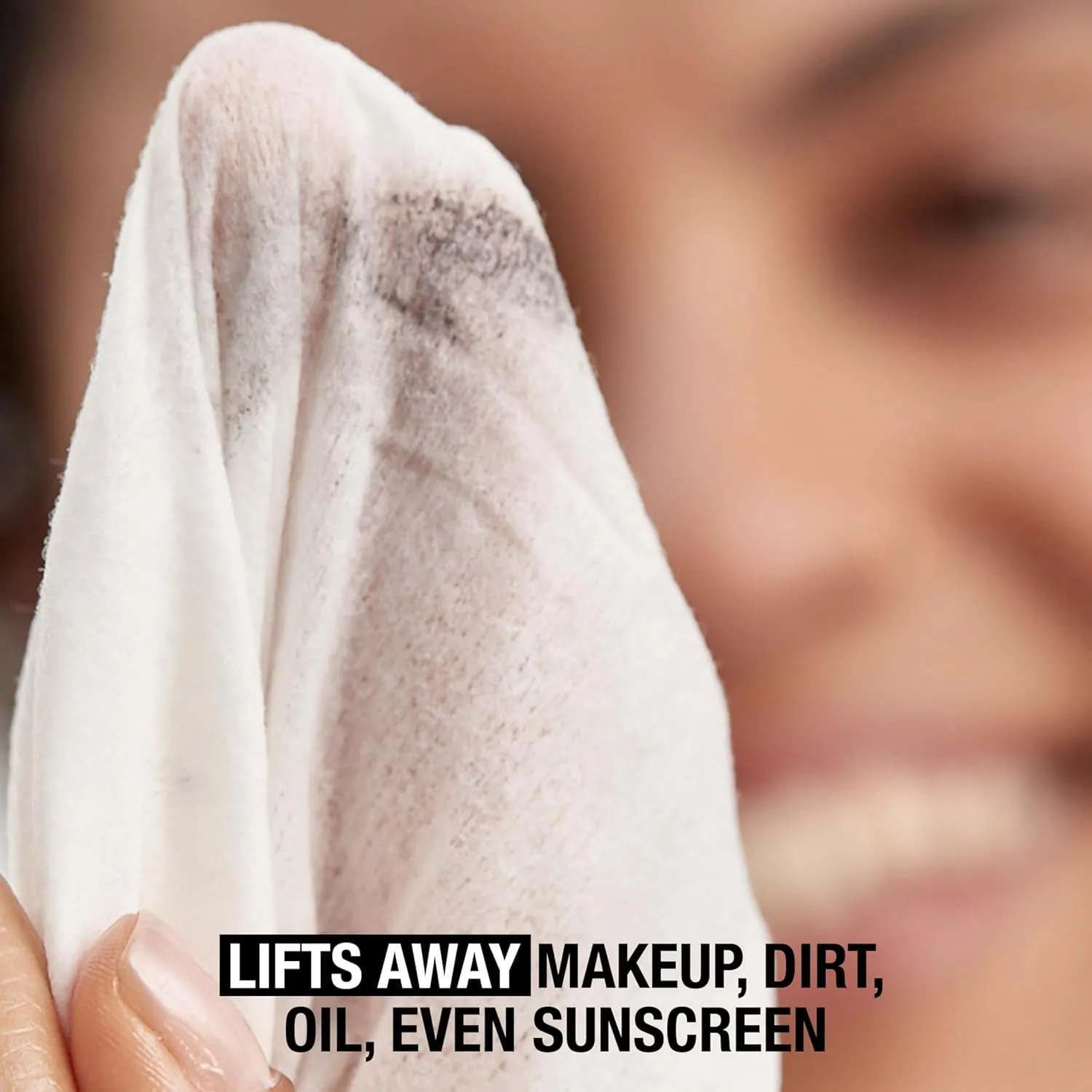 Cleansing Fragrance Free Makeup Remover Face Wipes, Cleansing Facial Towelettes for Waterproof Makeup, Alcohol-Free, Unscented, 100% Plant-Based Fibers, Twin Pack, 2 X 25 Ct