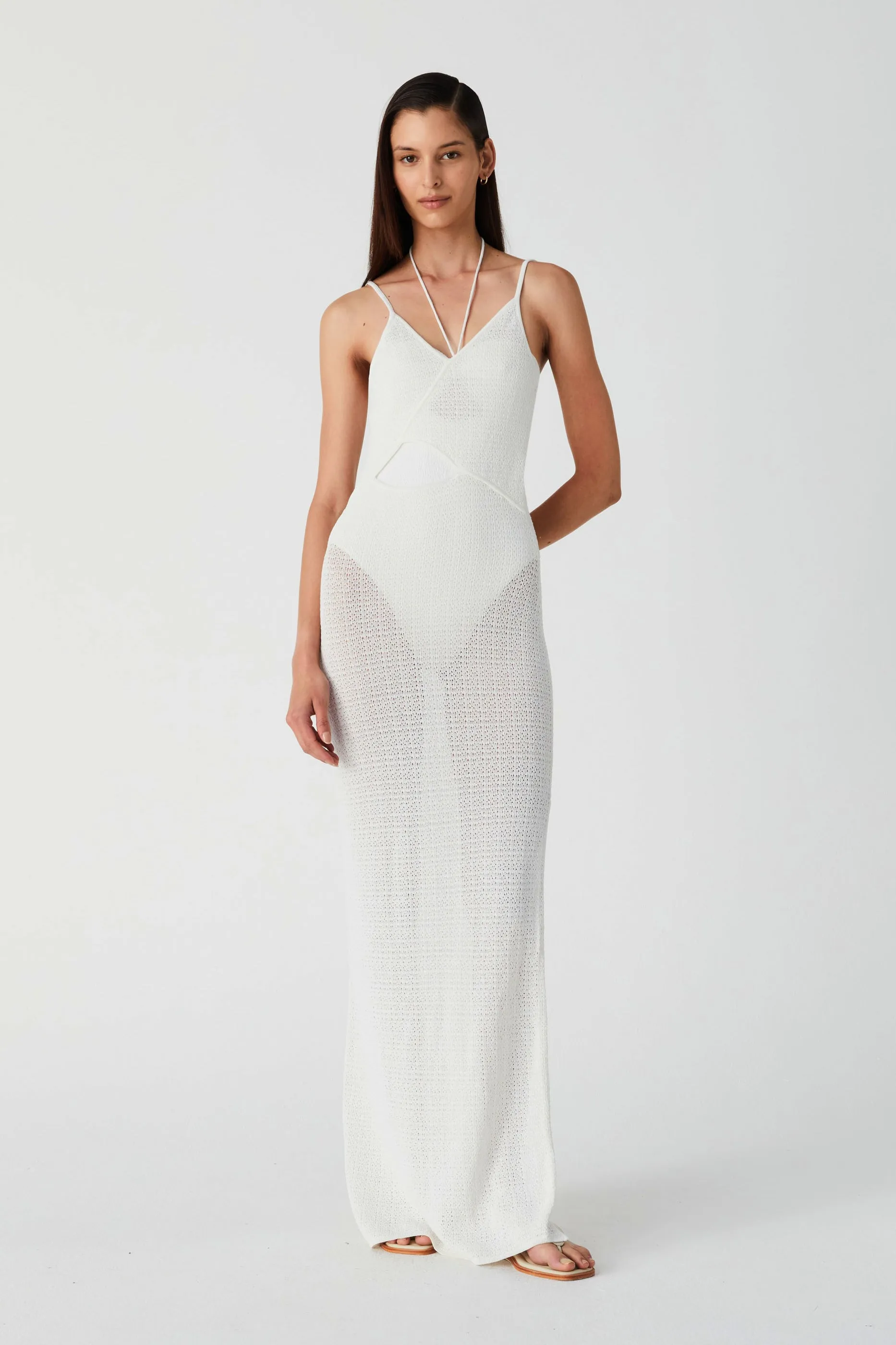 CLEMENCY KNIT MAXI DRESS