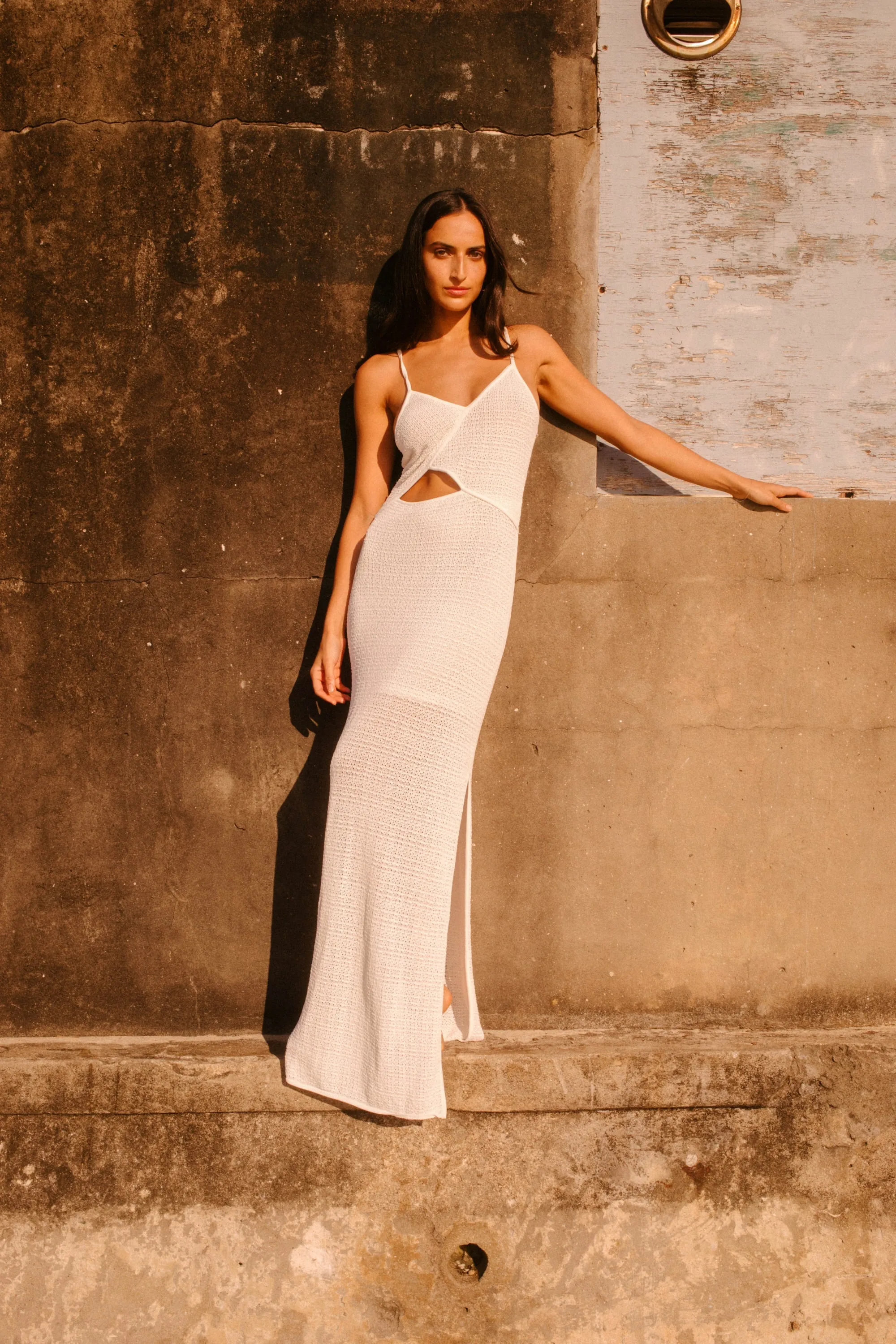 CLEMENCY KNIT MAXI DRESS