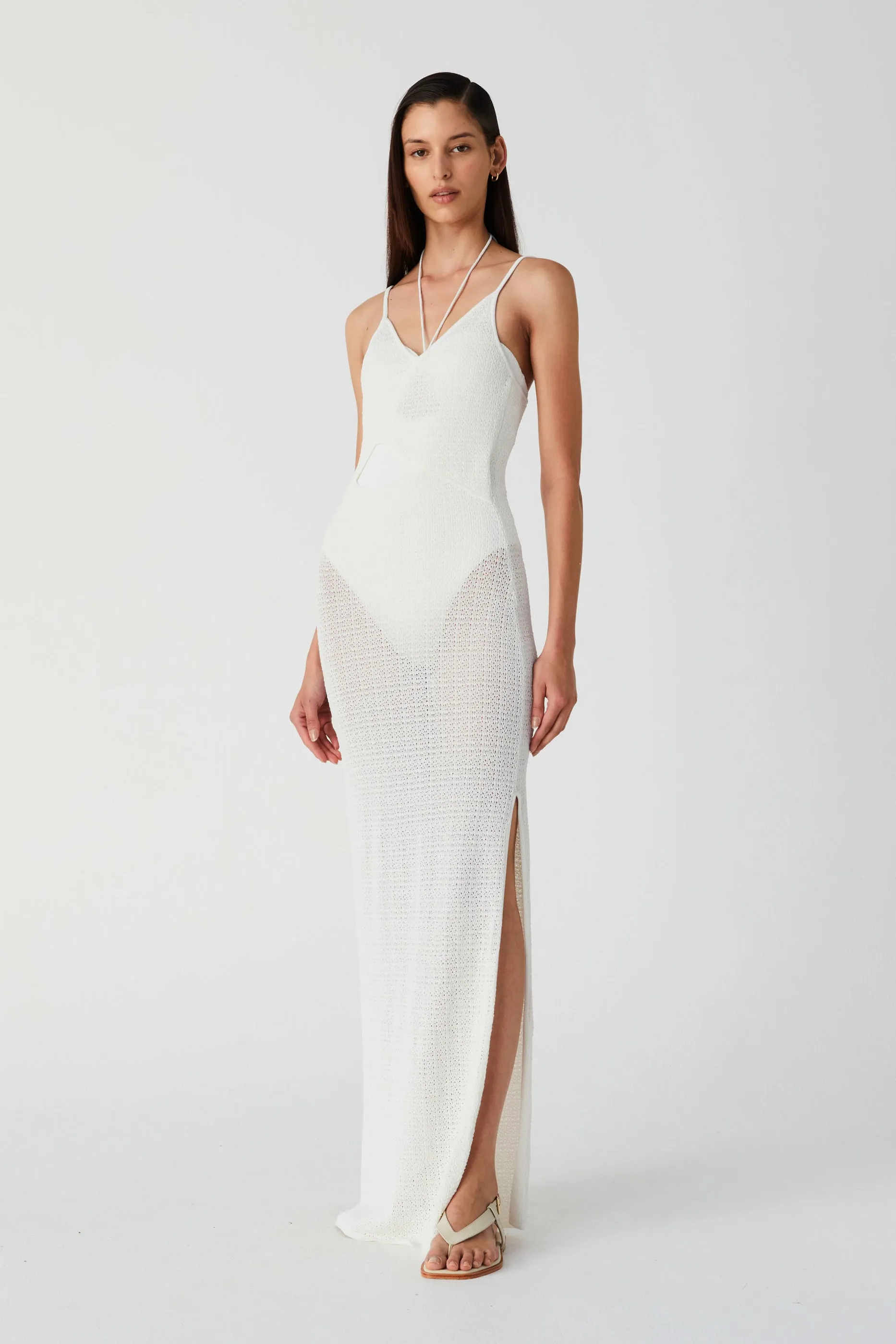 CLEMENCY KNIT MAXI DRESS