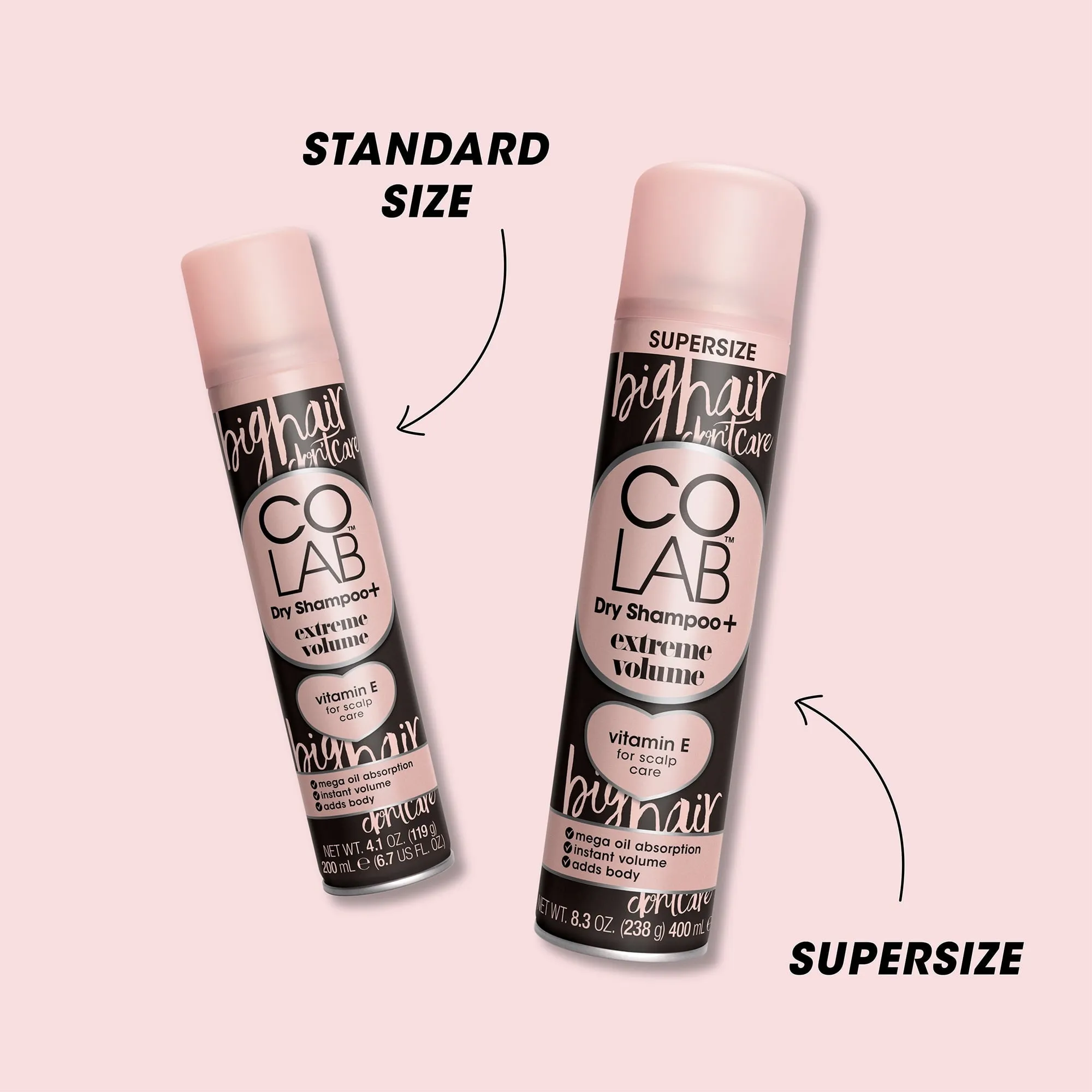 COLAB Dry Shampoo  Extreme Volume Supersize 8.3 oz