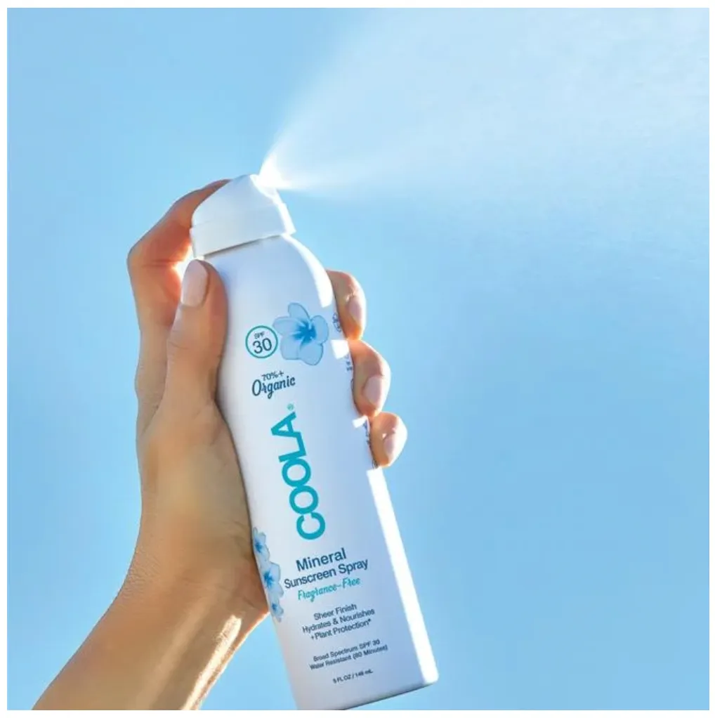 Coola Mineral SPF 30 Fragrance Free Sunscreen Spray