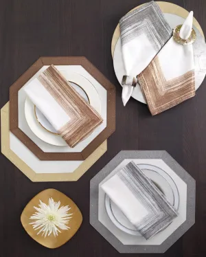 Cornice Napkin -Platinum