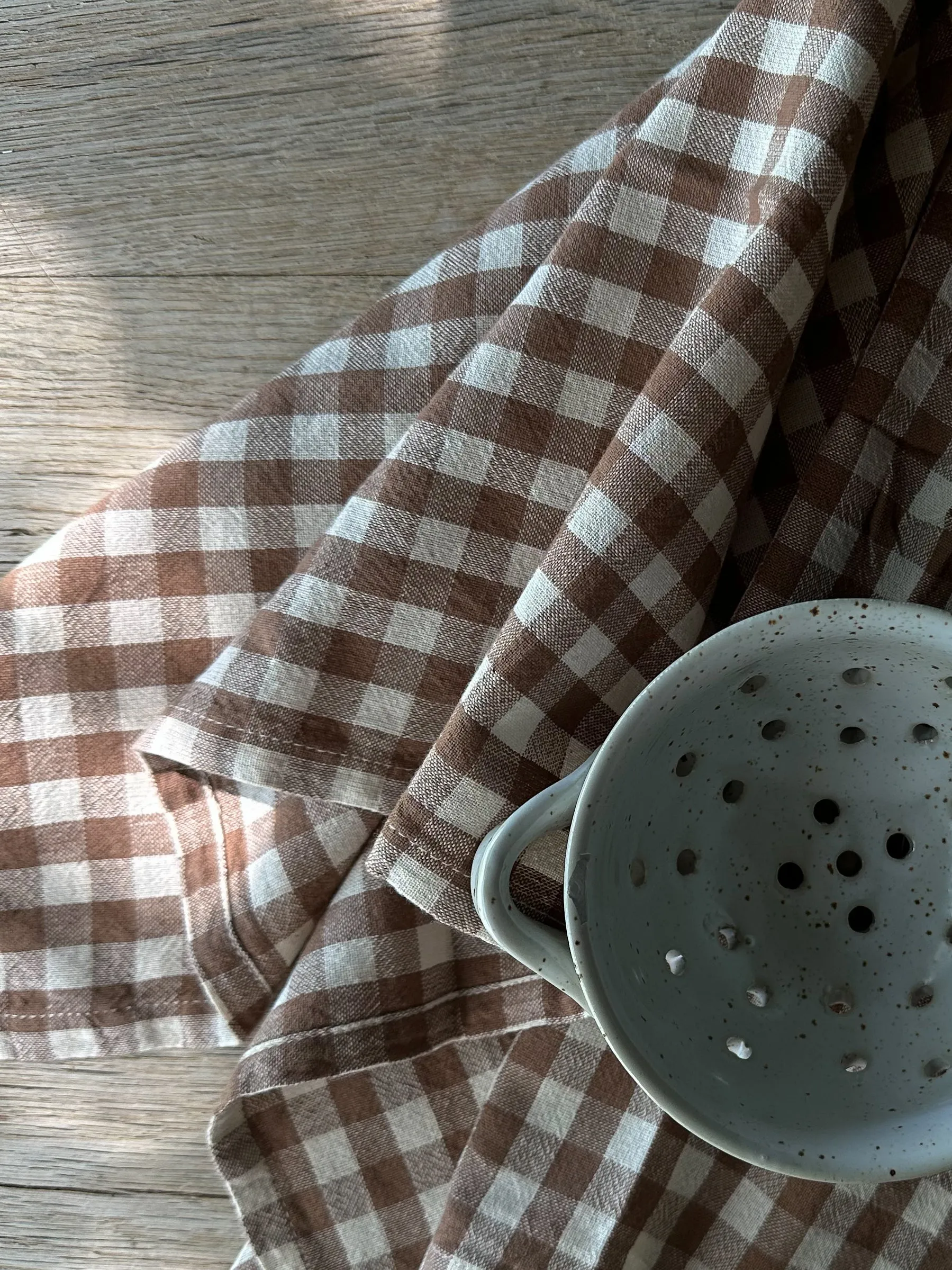 Cotton Gingham Tea Towel