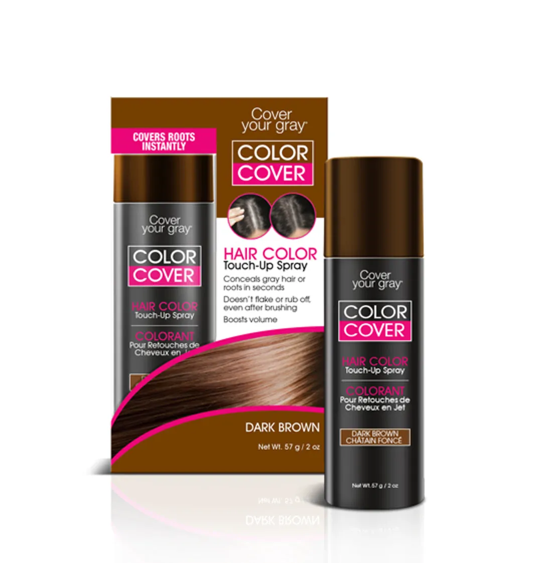 Cover Your Gray Color Cover Spray Root Concealer And Hair Color Touch Up