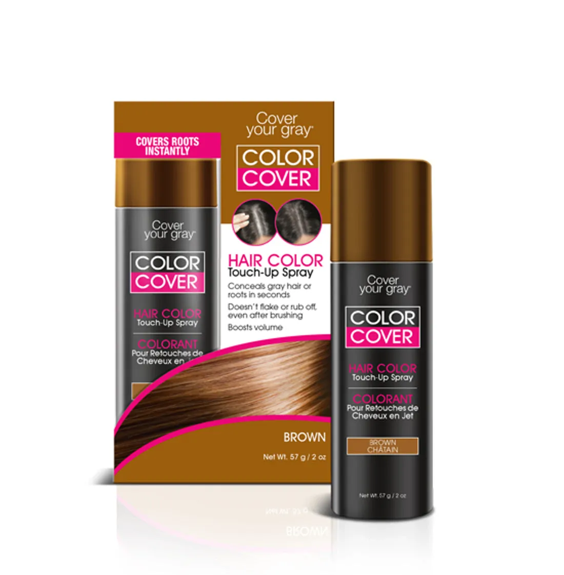 Cover Your Gray Color Cover Spray Root Concealer And Hair Color Touch Up