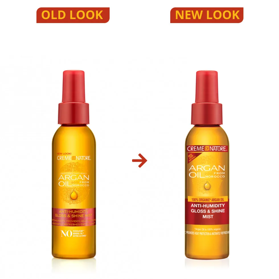 Creme of Nature Argan Oil from Morocco Anti-Humidity Gloss & Shine Mist 4oz