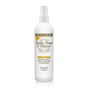 Creme of Nature Butter Blend & Flaxseed Double Duty Curl Definer & Booster 12oz