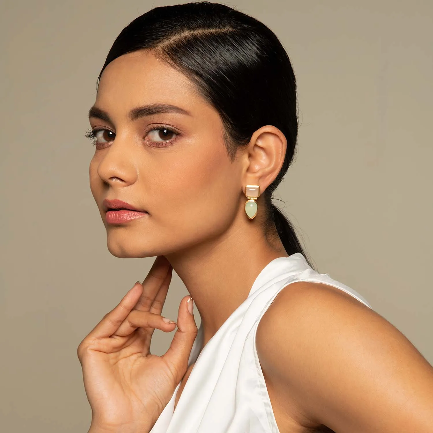 Cronus Gold Earrings