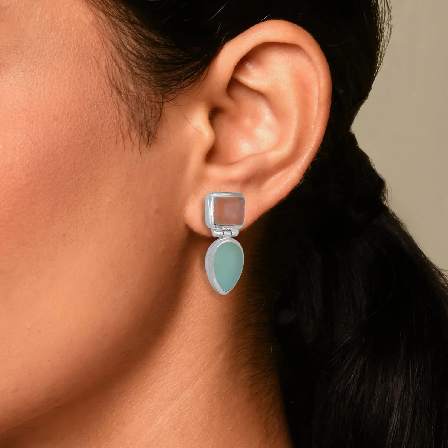 Cronus Silver Earrings