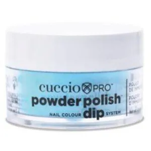 Cuccio Pro - Powder Polish Nail Colour Dip System -Baby Sky Blue / 0.5 oz.