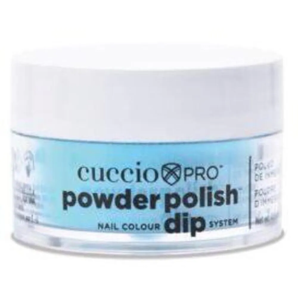 Cuccio Pro - Powder Polish Nail Colour Dip System -Baby Sky Blue / 0.5 oz.